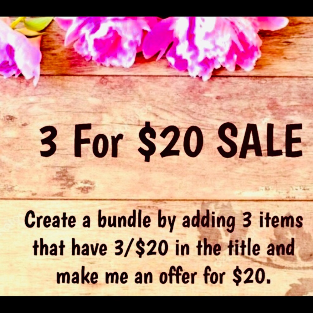 3 for $20❣️